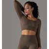 Бесшовный жаккардовый  Crop top Touch Model 14